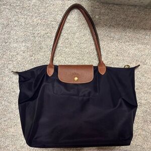 Longchamp Le Pliage Tote - Dark Purple - Large